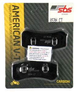 SBS 853H.CT カーボン パフォーマンス ブレーキ パッド ハーレー ソフテイル ダイナ 44082-08 58051 SBS 853H.CT Carbon Performance Brake Pads Harley Softail Dyna 44082-08 58051 【並行輸入品】