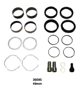 49mm フロント フォーク シール ブッシュ リビルドキット 14-21 ハーレー ツーリング FLHR FLHT FL 36695 49mm Front Fork Seal Bushing Rebuild Kit 14-21 Harley Touring FLHR FLHT FL 36695 【並行輸入品】