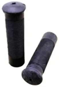 ブラックジャックハンマーラバーハンドルバーグリップハーレーダイナソフテイルFXDカスタム42011 Black Jackhammer Rubber Handlebar Grips For Harley Dyna Softail FXD Custom 42011 【並行輸入品】