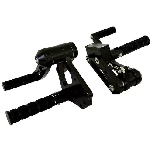 ビレットブラック フォワードコントロール フットペグ 5/8インチ 86-99 ハーレー ソフテイル チョッパー 45920 Billet Black Forward Controls Footpegs 5/8\