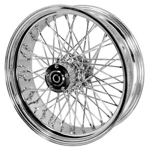 60 スポーク クローム リア ホイール リム 16インチ x 3.5インチ 00-06 ハーレー ソフテイル FLST 51656用 60 Spoke Chrome Rear Wheel Rim 16\