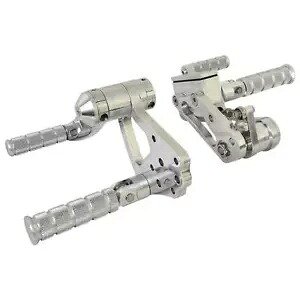 ビレットポリッシュフォワードコントロールフットペグ 5/8インチ 86-99 ハーレー ソフテイル FLST 45921 Billet Polished Forward Controls Footpegs 5/8\