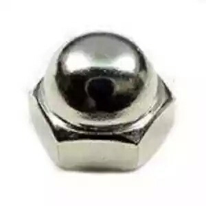 ハードウェア クローム エイコーン ナット 7/16-20 ハーレー用 06027 Hardware Chrome Acorn Nuts 7/16-20 For Harley 06027 【並行輸入品】