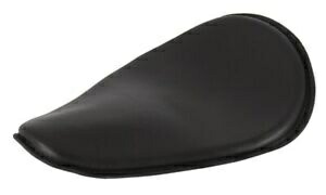 ハーレーチョッパーボバーカスタム27110用ブラックレザーソロスプリンガーシートサドル Black Leather Solo Springer Seat Saddle For Harley Chopper Bobber Custom 27110 【並行輸入品】