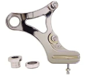 ポリッシュリアブレーキキャリパーブラケット 87-99 ハーレーソフテイル FXST FLST 58765 Polished Rear Brake Caliper Bracket For 87-99 Harley Softail FXST FLST 58765 【並行輸入品】