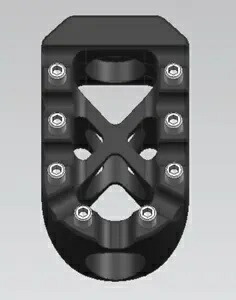 ブラック MX モトクロスフットシフターシフトペグハーレーダイナスポーツスター FLST 44115 Black MX Motocross Foot Shifter Shift Peg For Harley Dyna Sportster FLST 44115 【並行輸入品】