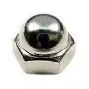 3/8-24 ハーレー 06946 用クローム エイコーン ナット ハードウェア 10 個パック 3/8-24 10 Pack Chrome Acorn Nuts Hardware For Harley 06946 【並行輸入品】