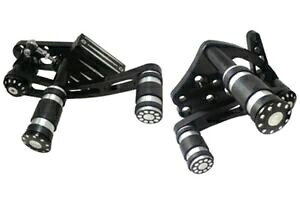 ビレットブラックフォワードコントロール 86-99 ハーレーソフテイル FLST FXST 45836 Billet Black Forward Controls For 86-99 Harley Softail FLST FXST 45836 【並行輸入品】