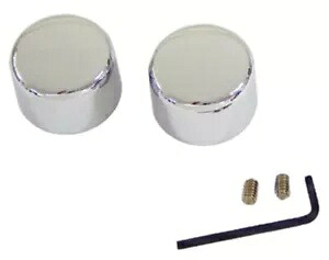 クローム フロント アクスル ナット カバー キット ツーリング スポーツスター Vrod 44117-07A 56526用 Chrome Front Axle Nut Cover Kit For Touring Sportster Vrod 44117-07A 56526 【並行輸入品】