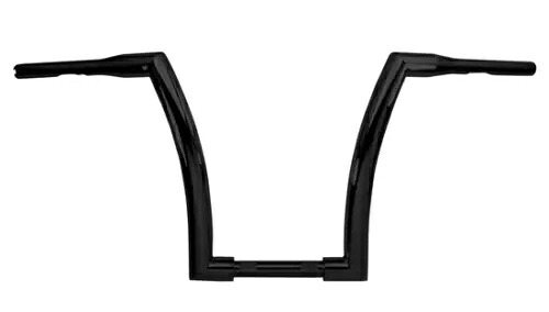 ブラック ヘフティ 1 1/2インチ x 14インチ ファット エイプ ハンガー ハンドルバー ハーレー スポーツスター XL 40128用 Black Hefty 1 1/2\