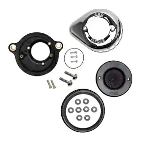 S&S 170-0717A - エアスティンガー ステルス エア クリーナー キット クローム 17+ ハーレー M8 ソフテイル S&S 170-0717A - Air Stinger Stealth Air Cleaner Kit Chrome 17+ Harley M8 Softail 【並行輸入品】