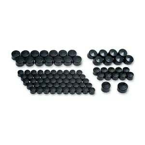 エンジンモータードレスアップキット ブラックボルトキャップカバー 99-05 ハーレーダイナ 06472 Engine Motor Dress Up Kit Black Bolt Caps Covers For 99-05 Harley Dyna 06472 【並行輸入品】