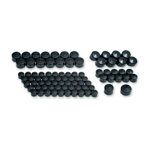 エンジンモータードレスアップキット ブラックボルトキャップカバー 00-06 ハーレーソフテイル 06476 Engine Motor Dress Up Kit Black Bolt Caps Covers For 00-06 Harley Softail 06476 【並行輸入品】