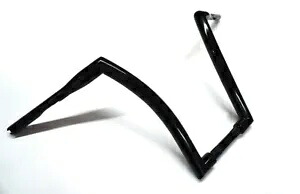 Fat Ape ハンガー ハンドルバー ブラック ヘフティ 1 1/2インチ x 14インチ ハーレー ダイナ ソフテイル 40022用 Fat Ape Hangar Handlebars Black Hefty 1 1/2\