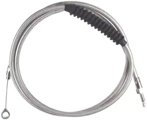 編組ステンレス鋼クラッチケーブル 07-11 ハーレー FXDL FXDC 38788-06 47647 Braided Stainless Steel Clutch Cable For 07-11 Harley FXDL FXDC 38788-06 47647 【並行輸入品】