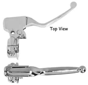 クローム クラッチ レバー アセンブリ 08-13 ハーレー ツーリング 45080-08 45138-08A 43330用 Chrome Clutch Lever Assembly For 08-13 Harley Touring 45080-08 45138-08A 43330 【並行輸入品】