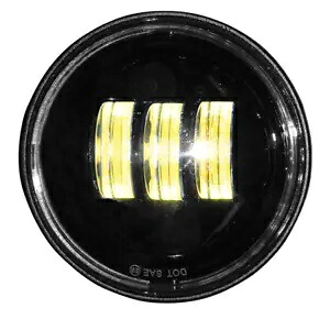 ブラック LED スポット パッシング ライト ランプ バルブ - ハーレー ツーリング ソフテイル ロードキング 11007 Black LED Spot Passing Light Lamp Bulb - Harley Touring Softail Roadking 11007 【並行輸入品】