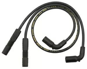 ブラックアクセル SS 8 ミリメートルスパークプラグ点火ワイヤー 09-16 ハーレーツーリング FLHT 18503 Black Accel SS 8mm Spark Plug Ignition Wires For 09-16 Harley Touring FLHT 18503 【並行輸入品】