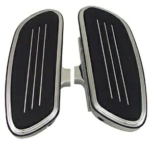 クローム Speedline 後部乗客フロアボード 93-08 ハーレーツーリング FLTR 24005 用 Chrome Speedline Rear Passenger Floorboards For 93-08 Harley Touring FLTR 24005 【並行輸入品】