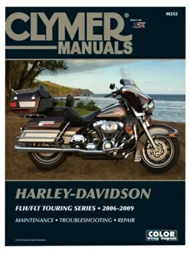 Clymer M252 サービス修理マニュアル 06-09 ハーレー FLT ツーリング FLHT FLTR 08261 Clymer M252 Service Repair Manual For 06-09 Harley FLT Touring FLHT FLTR 08261 【並行輸入品】