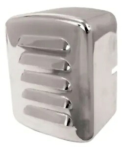 Louvred クローム点火コイルパックカバー 84-99 ハーレーソフテイル 31610-83T 16111用 Louvred Chrome Ignition Coil Pack Cover For 84-99 Harley Softail 31610-83T 16111 【並行輸入品】