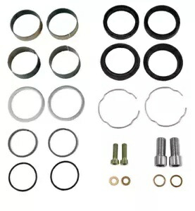 49mm フロントフォークシールブッシュキット 06-17 ハーレーダイナ FXD 36696用 49mm Front Fork Seal Bushing Kit for 06-17 Harley Dyna FXD 36696 【並行輸入品】
