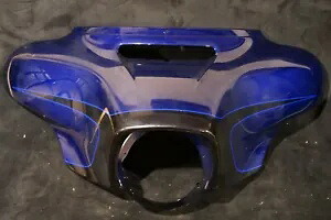 バットウィング フェアリング アウター サングロ ブルー OEM 14+ ハーレー ツーリング FLHT FLHX Batwing Fairing Outer Sunglo Blue OEM 14+ Harley Touring FLHT FLHX 【並行輸入品】
