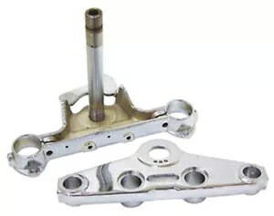 クローム 41mm フォークブラケット トリプルツリー ハーレーチョッパーボバーソフテイル用 36280 Chrome 41mm Fork Bracket Triple Tree For Harley Chopper Bobber Softail 36280 【並行輸入品】