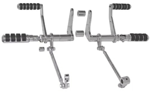 フォワードコントロール コントロールキット クローム 77 78 ハーレースポーツスター 1000 45852用 Forward Controls Control Kit Chrome For 77 78 Harley Sportster 1000 45852 【並行輸入品】