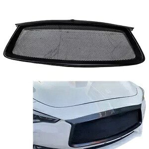 車のフロントバンパーグリルメッシュグリルインフィニティ Q60 CV37 2017-2022 グラスファイバー Car Front Bumper Grille Mesh Grill For Infiniti Q60 CV37 2017-2022 Fiberglass 【並行輸入品】