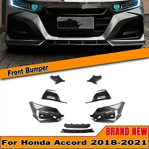YOFER フロントバンパーサラウンドモールディングトリムカバーホンダアコード 10th 18-21 グレー YOFER Front Bumper Surround Molding Trim Cover For Honda Accord 10th 18-21 Gray 【並行輸入品】