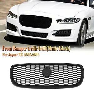 1x フロントバンパーアッパーグリルメッシュグリル ジャガー XE 2015-2018 マットブラックに適合 1x Front Bumper Upper Grille Mesh Grill Fit For Jaguar XE 2015-2018 Matte Black 【並行輸入品】 43,615円