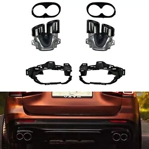 1 セットテール排気管マフラーヒントメルセデスベンツ GLB250 AMG スポーツ 2020-2024 1Set Tail Exhaust Pipe Muffler Tips For Mercedes Benz GLB250 AMG Sport 2020-2024 【並行輸入品】