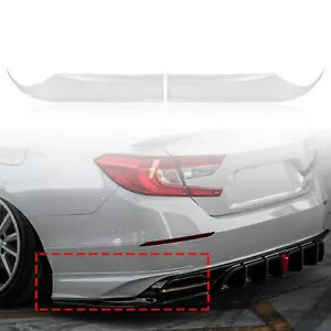 リアサイドコーナースパットトリム ホンダアコード 2018-2022 YOFER スタイル グロスホワイト Rear Side Corner Spat Trim For Honda Accord 2018-2022 YOFER Style Gloss White 【並行輸入品】