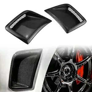 カーボンファイバーフロントバンパーサイドエアベントスバル STI WRX GRB ワゴン 10th 08-14 Carbon Fiber Front Bumper Side Air Vent For Subaru STI WRX GRB Wagon 10th 08-14 【並行輸入品】