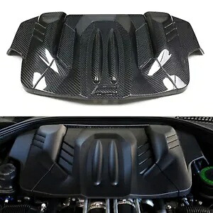 ドライカーボン繊維エンジンカバープロテクター BMW F06 F12 F13 M6 2013-2016 ブラック Dry Carbon Fiber Engine Cover Protector For BMW F06 F12 F13 M6 2013-2016 Black 【並行輸入品】