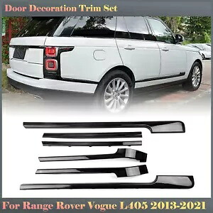 6 個ドアサイドモールディングトリムストリップレンジローバー L405 2013-2021 5.0 メートル 6pcs Door Side Molding Trim Strips For Range Rover L405 2013-2021 5.0m 【並行輸入品】