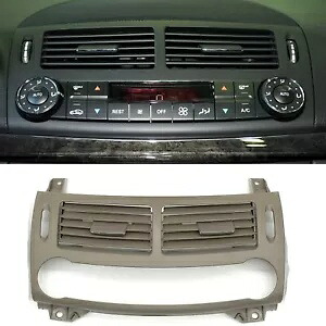 センター A/C エアベントアウトレットパネ??ル ベンツ E クラス W211 2003-2008 ストーンイエロー用 Center A/C Air Vent Outlet Panel For Benz E-Class W211 2003-2008 Stone Yellow 【並行輸入品】