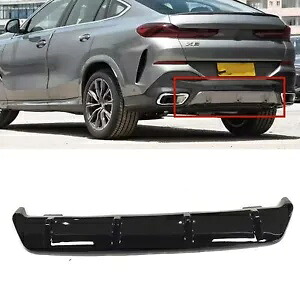 1pc グロスブラックリアバンパーディフューザーリップ BMW G06 LCI X6 2020-2024用 1pc Gloss Black Rear Bumper Diffuser Lip For BMW G06 LCI X6 2020-2024 【並行輸入品】