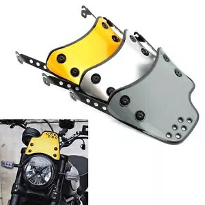 オートバイのフロントガラスフロントガラス Ducati スクランブラー 400 800 イエロー Motorcycle Front Windshield Windscreen For Ducati Scrambler 400 800 Yellow 【並行輸入品】