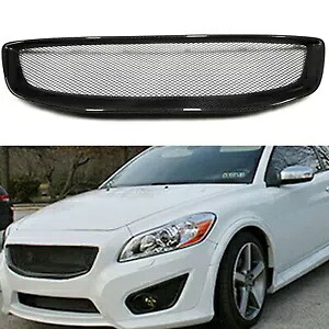 1pc カーボンファイバーフロントバンパーグリルメッシュハニカムボルボ C30 2011-2013 1pc Carbon Fiber Front Bumper Grille Mesh Honeycomb For Volvo C30 2011-2013 【並行輸入品】