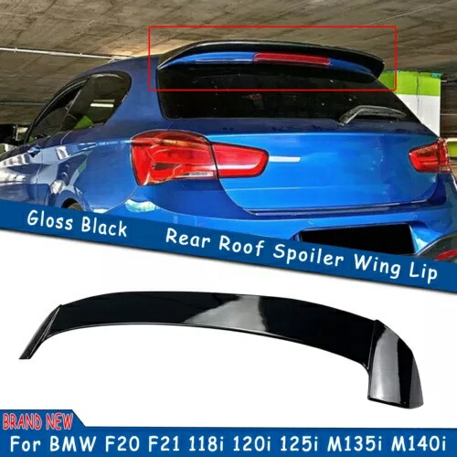ブラックリアルーフスポイラーウィング BMW F20 120i 110i 115i M135i M140i 2011-2020 Black Rear Roof Spoiler Wing For BMW F20 120i 110i 115i M135i M140i 2011-2020 【並行輸入品】