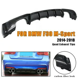 リアバンパーディフューザーリップ BMW F30 325i 335i M-Sport 2012-2018 カーボンファイバー AA Rear Bumper Diffuser Lip For BMW F30 325i 335i M-Sport 2012-2018 Carbon Fiber AA 【並行輸入品】 46,200円