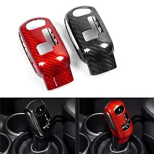 カーボンファイバーギアシフトノブカバーミニクーパー F54 F55 F56 F57 F60 2020-2023 Carbon Fiber Gear Shift Knob Cover For MINI Cooper F54 F55 F56 F57 F60 2020-2023 【並行輸入品】