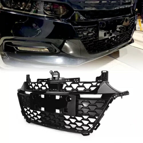 車ブラックフロントバンパーグリルハニカムスタイルホンダアコード 2018-2020 Car Black Front Bumper Grill Honeycomb Style For Honda Accord 2018-2020 【並行輸入品】