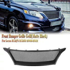 フロントバンパーグリルメッシュグリルレクサス RX270 RX350 2009-2012 グラスファイバーマット Front Bumper Grille Mesh Grill For Lexus RX270 RX350 2009-2012 Fiberglass Matte 【並行輸入品】