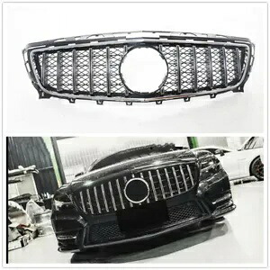 メルセデスベンツ CLS クラス W218 GT R グリル 2011 2012-2014 フロントグリルシルバー For Mercedes Benz CLS Class W218 GT R Grill 2011 2012-2014 Front Grille Silver 【並行輸入品】