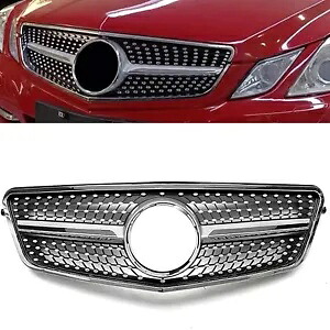 フロントグリルグリルメルセデスベンツ E クラス W212 E63 シルバー 2010-2013 A Front Grille Grill For Mercedes Benz E Class W212 E63 Silver 2010-2013 A 【並行輸入品】