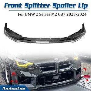 フロントスポイラーリップスプリッターボディキット BMW 2 シリーズ M2 G87 2023-2024 CB ルック用 Front Spoiler Lip Splitter Bodykit For BMW 2 Series M2 G87 2023-2024 CB Look 【並行輸入品】