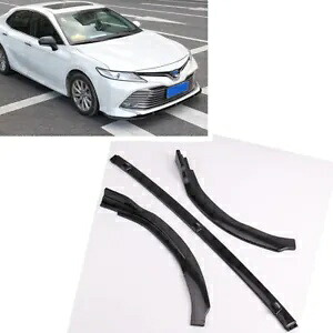 フロントバンパーリップカバートリムトヨタカムリ L LE XLE 2018-19 カーボンファイバールック Front Bumper Lip Cover Trim For Toyota Camry L LE XLE 2018-19 Carbon Fiber Look 【並行輸入品】